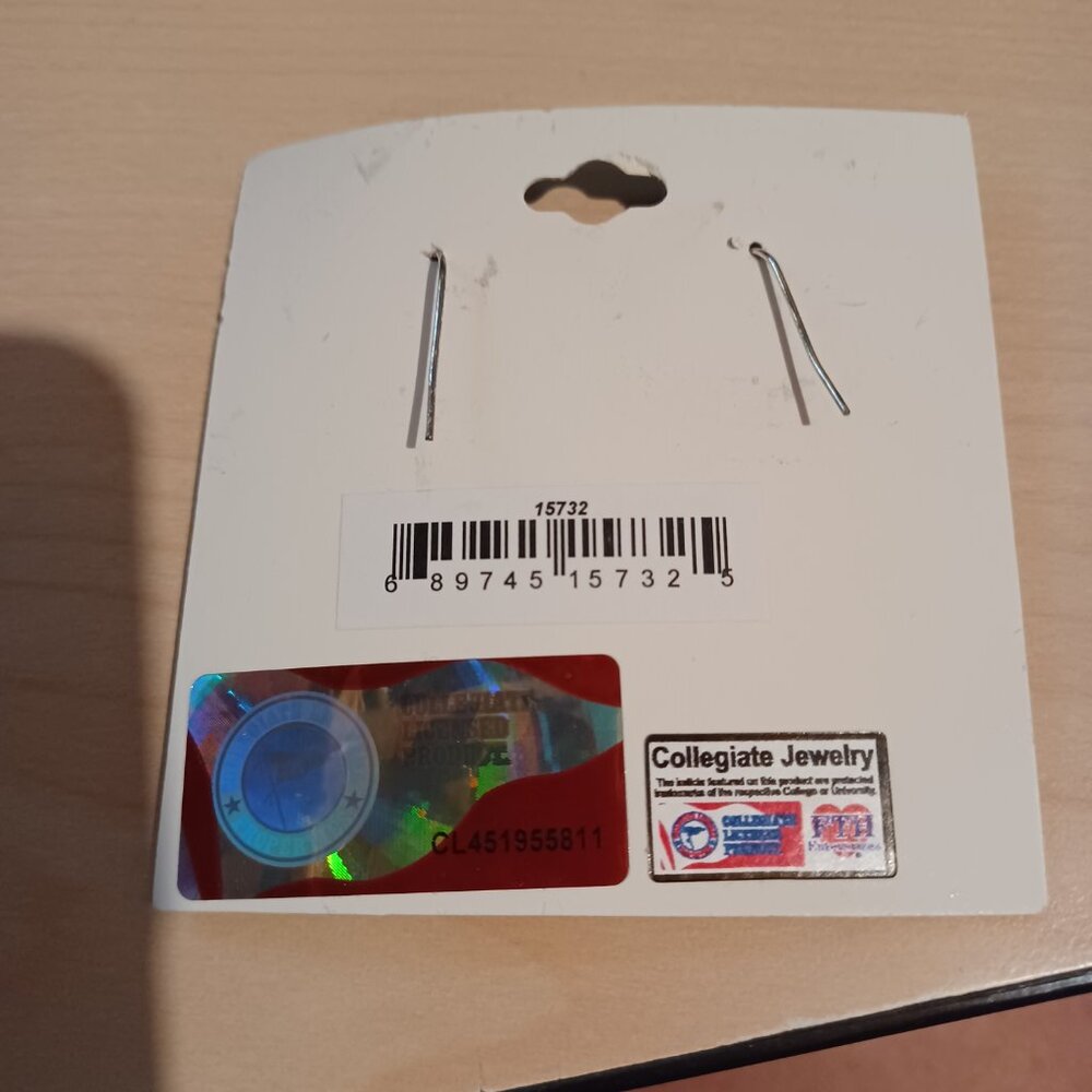Ohio State Collegiate Earrings NWT - Picture 2 of 3